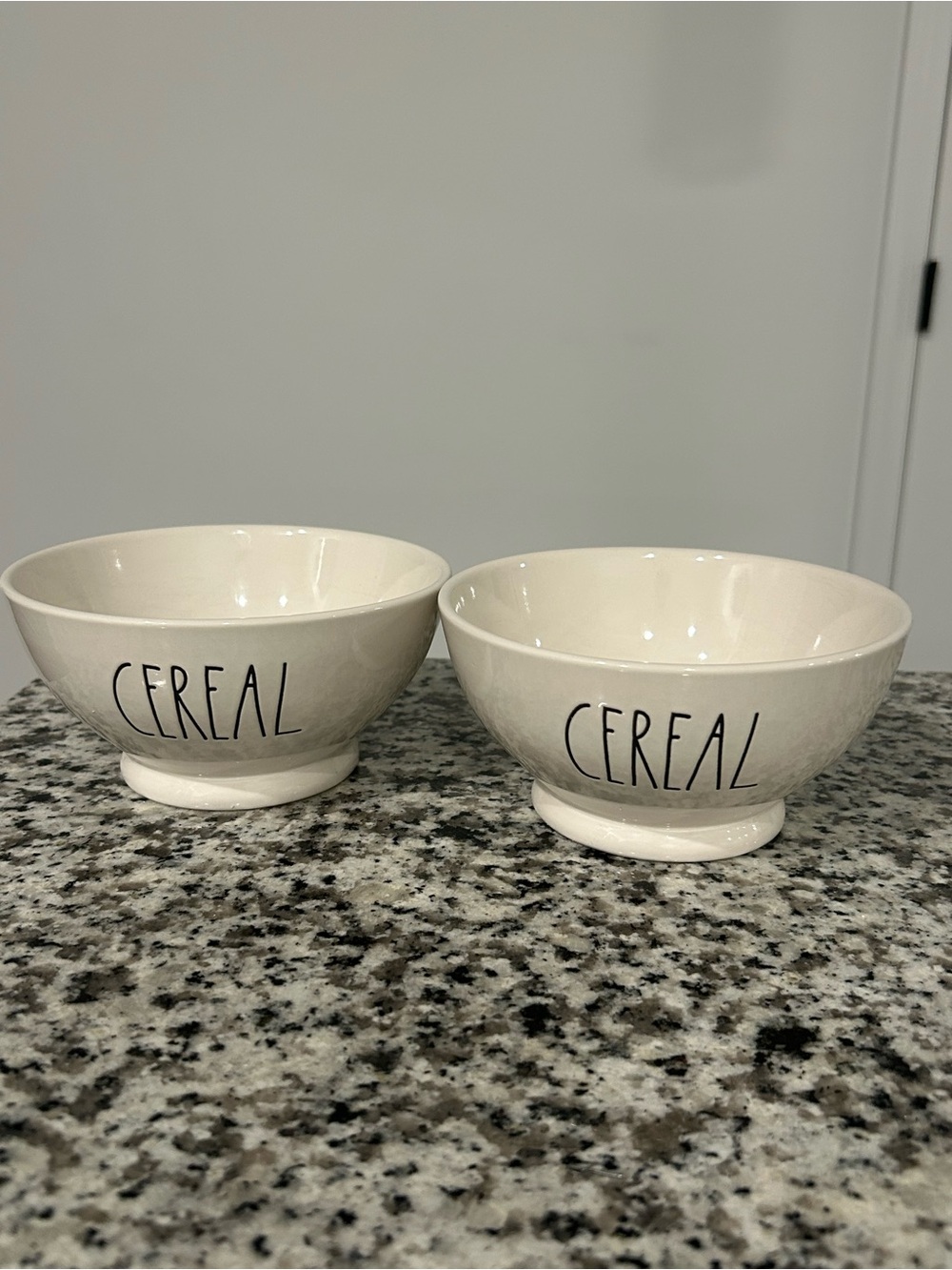 Rae Dunn CEREAL Bowls Set of 2 Artisan Collection by Magenta